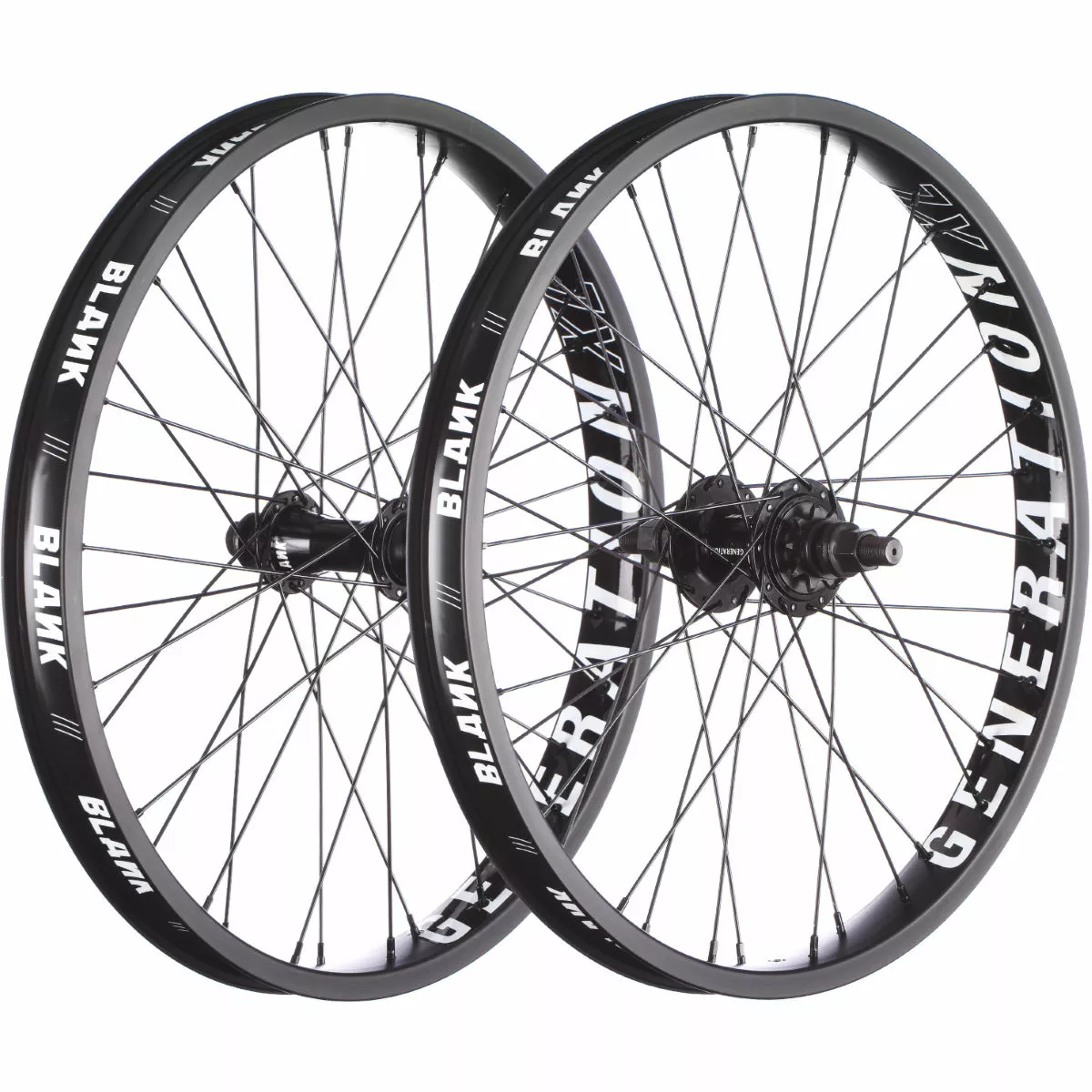 Blank Generation XL BMX Wheelset