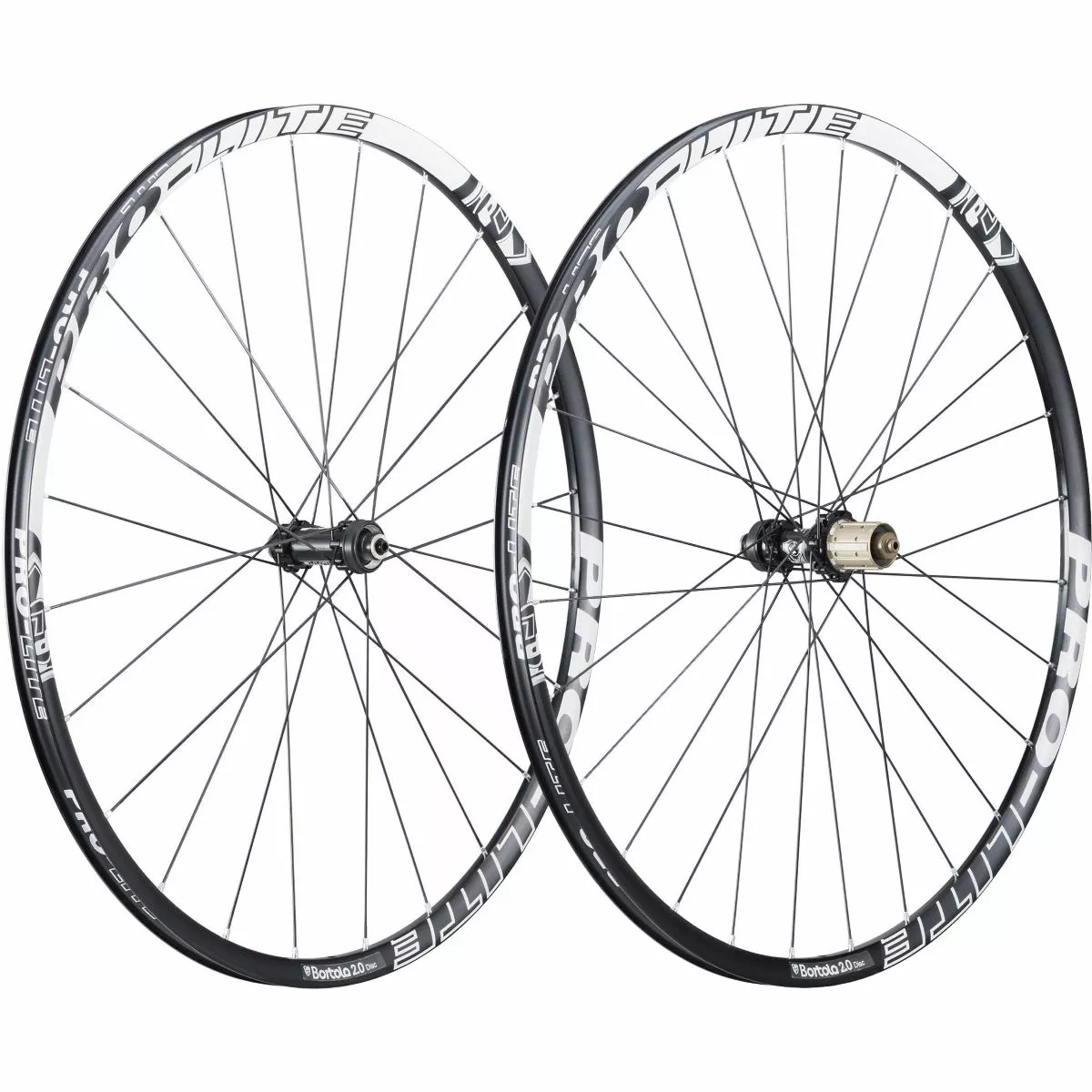 Pro-Lite Pro Lite Bortola A21W Alloy Clincher Disc Brake Road Wheels