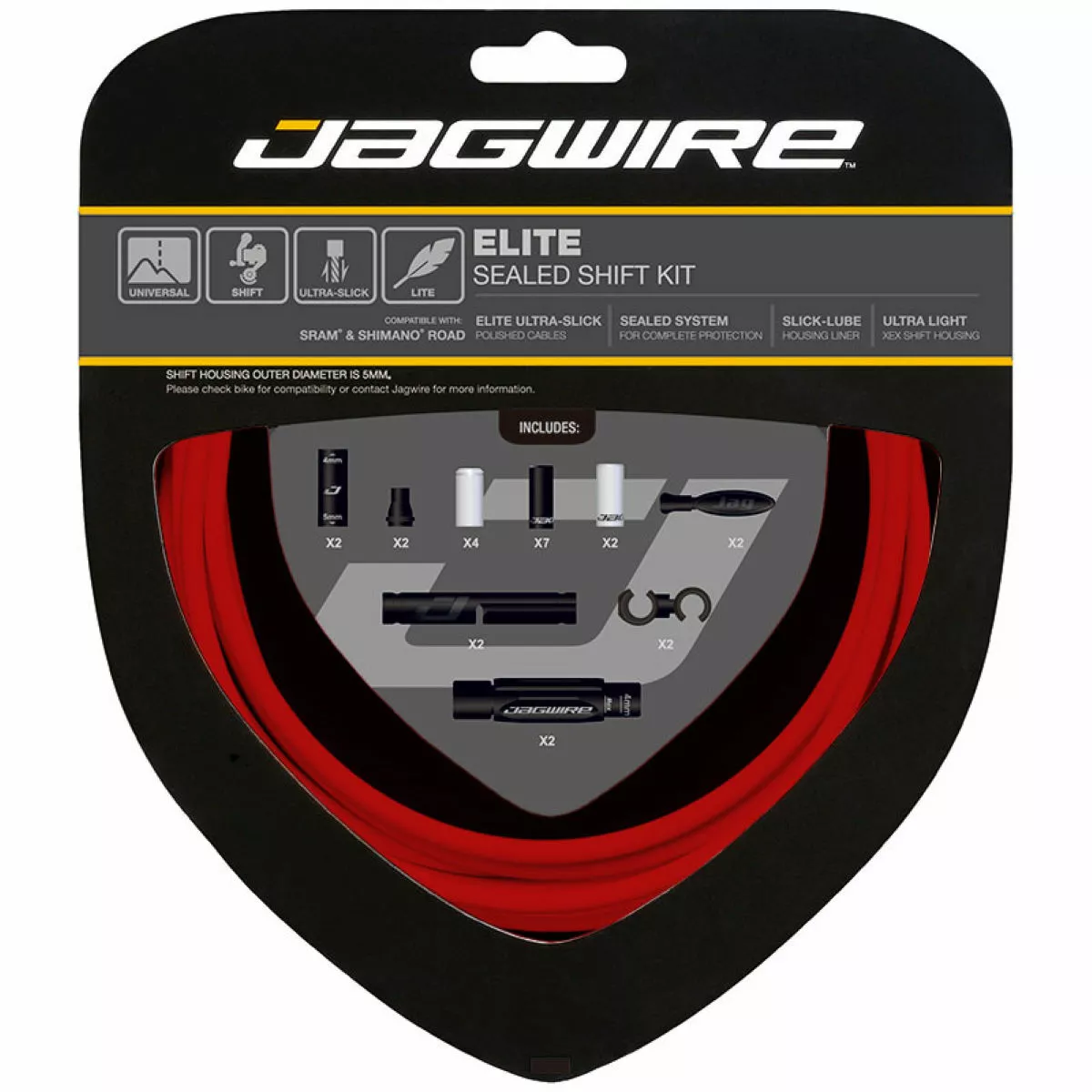 Jagwire Road Elite Sealed Gear Cable Kit