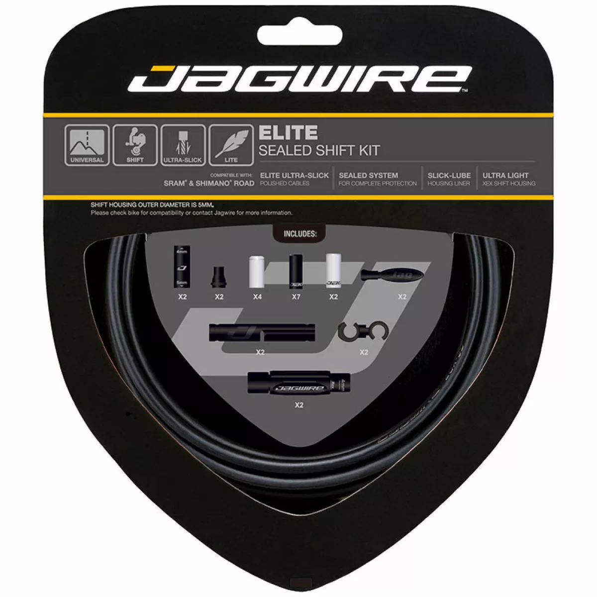 Jagwire Road Elite Sealed Gear Cable Kit - Image 3
