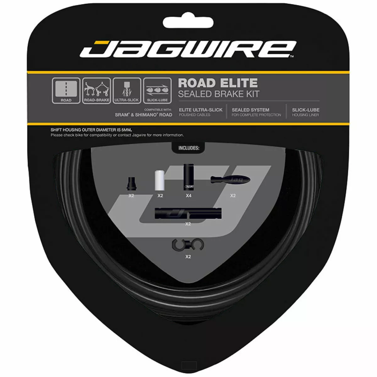 Jagwire Road Elite Sealed Brake Cable Kit