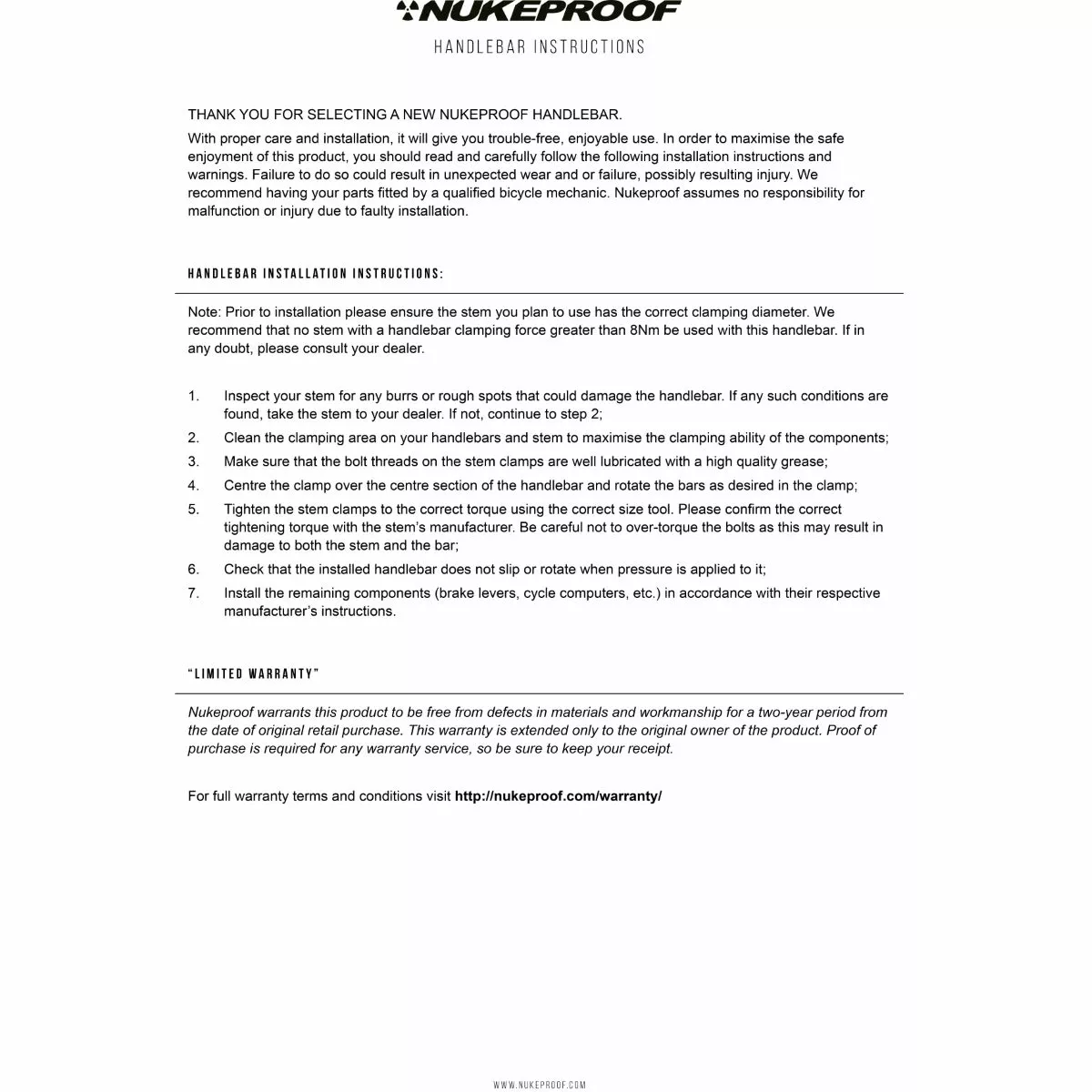 Nukeproof Horizon Carbon Riser Bar - Image 2