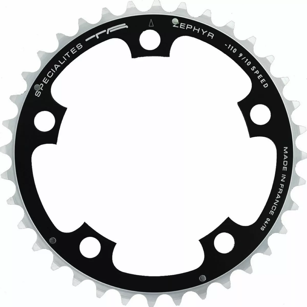 TA 110 PCD Zephyr Middle Road Chainring 34-39T
