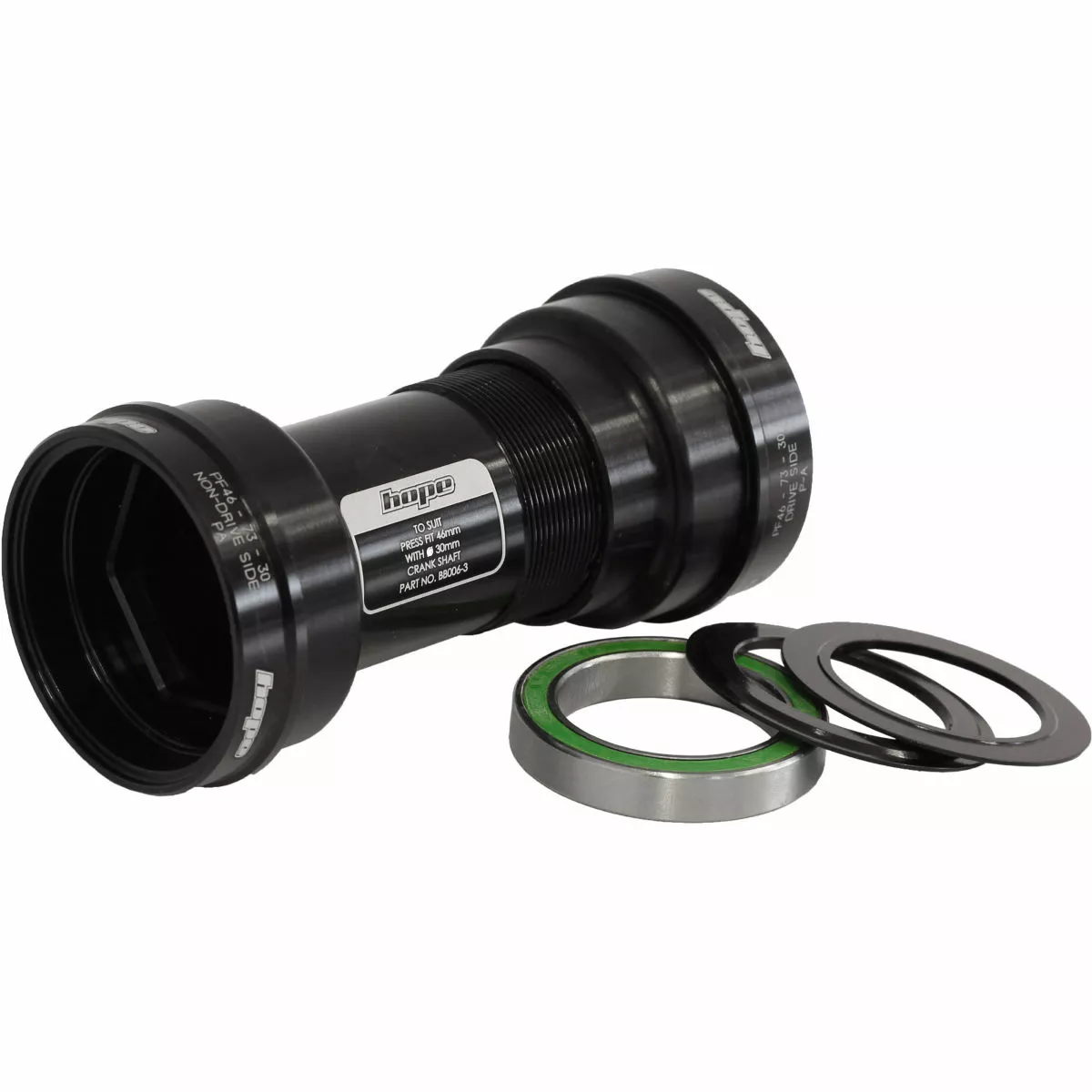 Hope - PressFit 46 Stainless Steel Bottom Bracket Black 7 - Image 2
