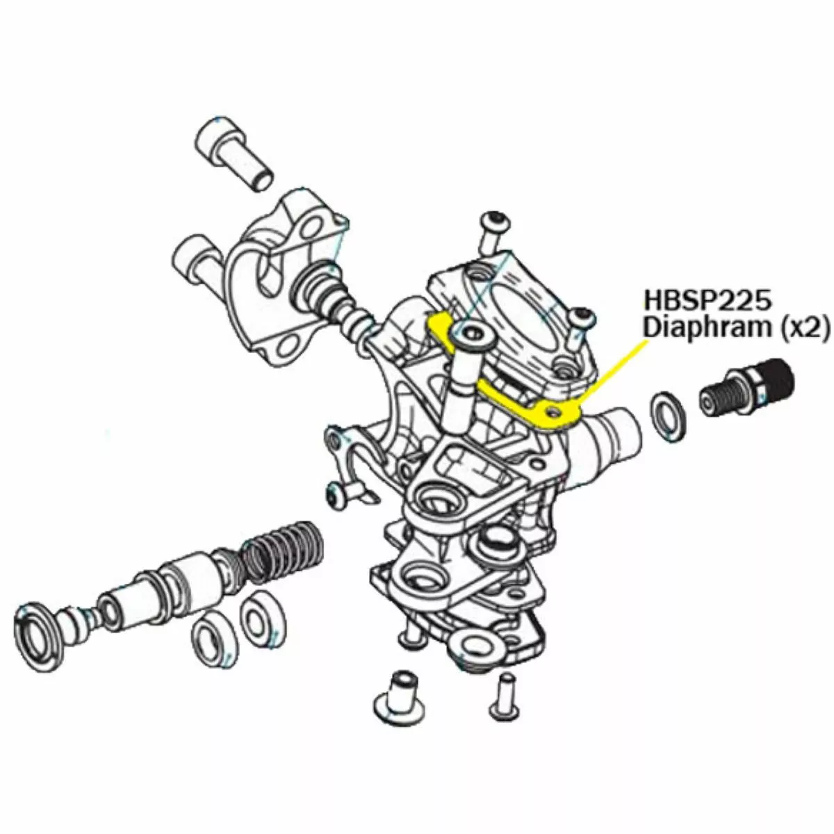 Hope Tech Master Cylinder Lid Diaphragm - Image 3