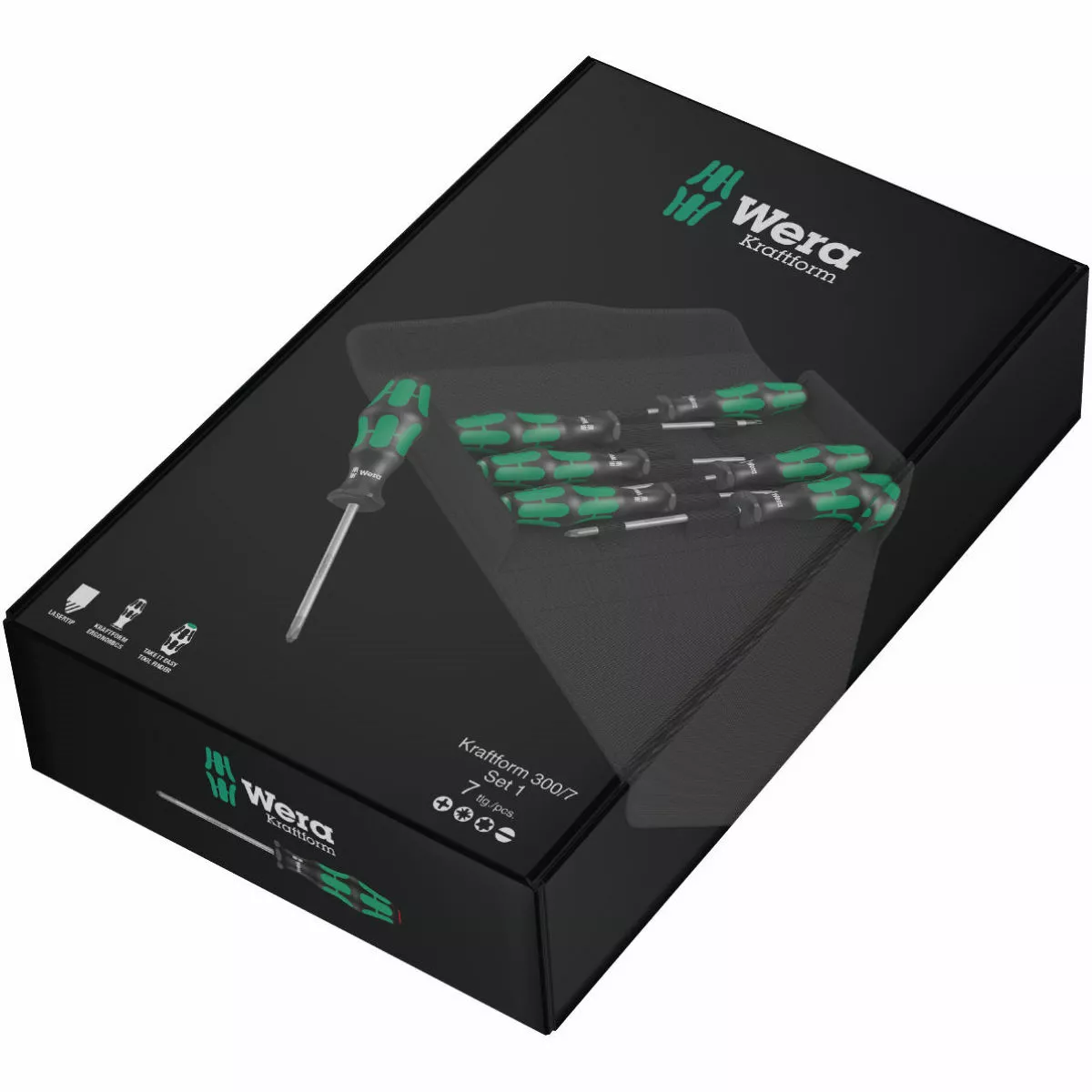 Wera Tools Kraftform 300/7 Screwdriver Set - Image 3